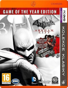 BATMAN ARKHAM CITY - GOTY EDITION - NOVÁ - PC DVD