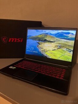 Herní notebook MSI GF63 Thin 10SC-068CZ - TOP STAV