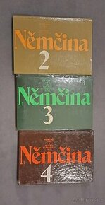 3x Učebnice němčiny pro SŠ (2.-4. ročník) SPN