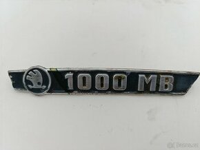 Znak Škoda 1000 MB - 1