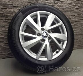 17" Originál Audi Q2 T-roc Karoq 5x112 letní pneu 6-6,5mm