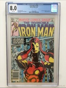 Komiks Iron Man #170, Marvel, rok 1983, CGC 8.0 - 1