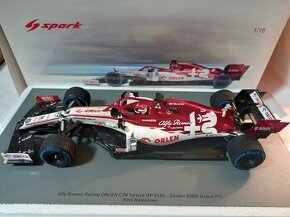 GP Č.500 TÝMU F1 SAUBER ALFA ROMEO C39 2020 RAIKKONEN SPARK