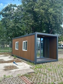 Obytný kontejner PMP 3x7 m s obložením WPC - 1