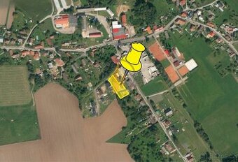 Prodej stavebního pozemku v obci Dřevěnice, 8 km od Jičína