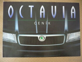 Prospekt Škoda Octavia ceník 02/1998