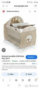 cestovní postýlka CAM - 1