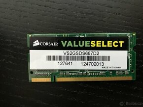 2ks Ram Corsair ValueSelect VS2GSDS667D2