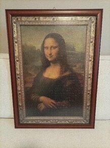 Mona Lisa puzle v rámu - 1