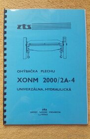 Návody ohýbaček XONM-2000/2A, XONM-2000/2B - 1