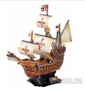 3D puzzle loď Santa Maria  6+   NOVÉ