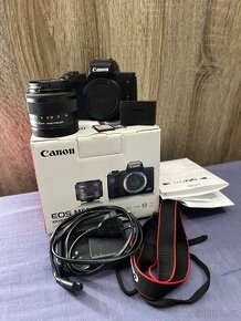 Canon EOS M50 Mark II + 15-45mm + příslušenství