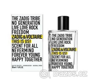 unisex toal. voda Zadig & Voltaire - This is us, 50ml /NOVÁ/