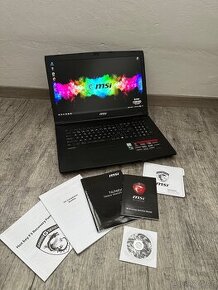 17.3” HERNÍ MSI–NOVÁ BAT,GTX, SSD+HDD, perfektní stav