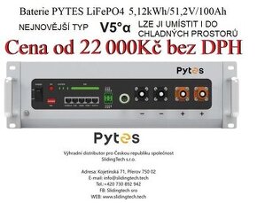 Baterie Pytes "V5°a" pro fotovoltaiku LiFePo4