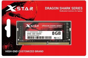 8GB DDR3L 1600 SODIMM NOVÉ X-STAR v orig. obalu 8 GB