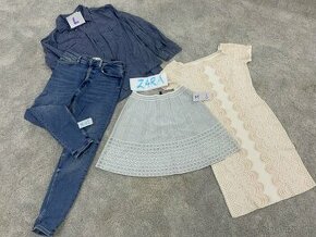 Jeans košila BCBG  a  džíny Zara a šaty BCBG