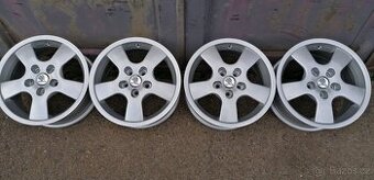 4ks Alu kola 5X100 Octavia,Fabia,Rapid - TOP STAV - 1