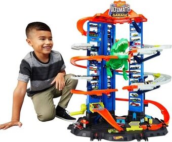 Prodám Hot Wheels City Garáž s T-Rexem