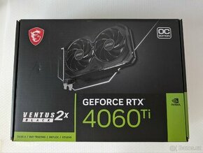 Grafická karta MSI GeFORCE RTX 4060Ti Ventus 2x 16 GB