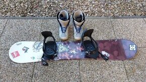 Snowboard komplet