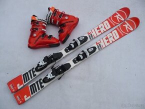 298. Lyže ROSSIGNOL - 120 cm + boty LANGE 33,5 eu - set