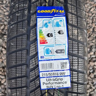 215/55/18 - Goodyear zimní sada pneu