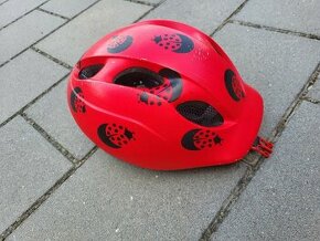 Dětská cyklistická přilba MET BUDDY berušky červená - 1