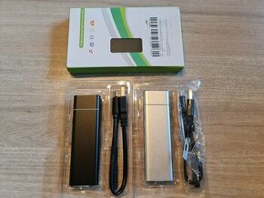 USB3 přenosný M.2 NGFF  box (černý / stříbrný) nový