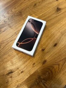 iPhone 16 pro 128gb pouštní titan, nový, nerozbalený