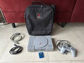 Playstation 1 scph 7002 FAT PAL s orig.brašnou