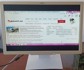 Monitor,22" Fujitsu B22W-7 bílý včetně napájecího kabelu. Os