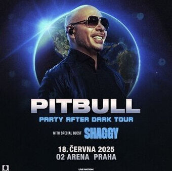 Pitbull - Praha 18.6. Vstupenky 2ks