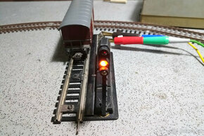 PIKO železnice H0 16,5mm Výhybky elektrické Semafor 7ks