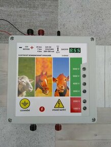 Elektrický ohradník,  KOMBI, SOLÁR 12V/230V 5J -