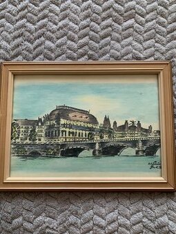 obraz narodni divadlo praha