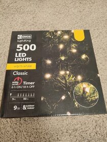 LED vánoční řetěz, venkovní i vnitřní - 1