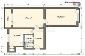 Prodej bytu 2+1, 51 m², Praha 6, s lodžií - 1