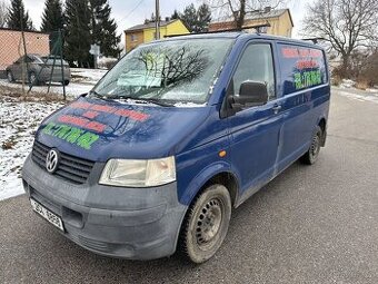 Prodám VW T5 1.9tdi 63kw r.v 2003 cena 35.000,-