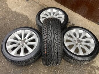 Alu Opel r17,nove letni pneu 225/45 17,5x110