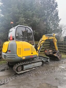 Minibagr wacker neuson 2503 vaha 2,8T + 2x lžíce