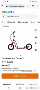 Dětská koloběžka Yedoo wzoom - zelená