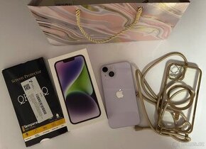 iphone 14  Purple 128GB top stav