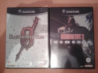 Hry Resident Evil 0 a 1 pro Gamecube a Wii