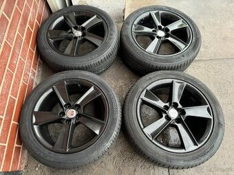 Alu 16" 5x100, orig. SEAT "Stratos Grafit" TOP, nové pneu