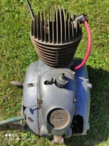 ČZ 150 C - motor, štítek, odhlášený TP