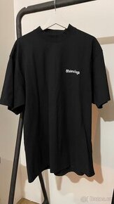 Balenciaga small logo printed triko - 1