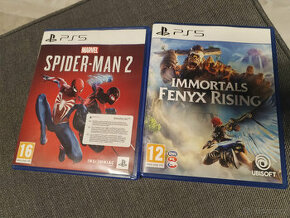 Hry PS5 - Spider man 2 a Fenix Rising