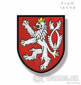 Nášivka český lev malý znak/ patch