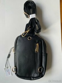 Náprsní taška TELENA čern vnější i vnitřní různé kapsičky